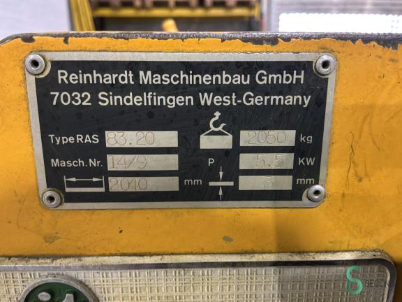 RAS 83.20, 2040x3mm MET10.722 13 18325