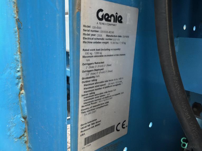 Genie GS 4390 BOU11.774 42 19760