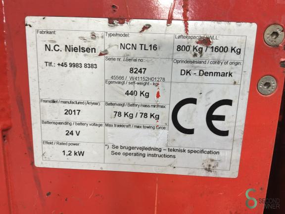 Linde TL16/1152 WKH11.982 10 20031