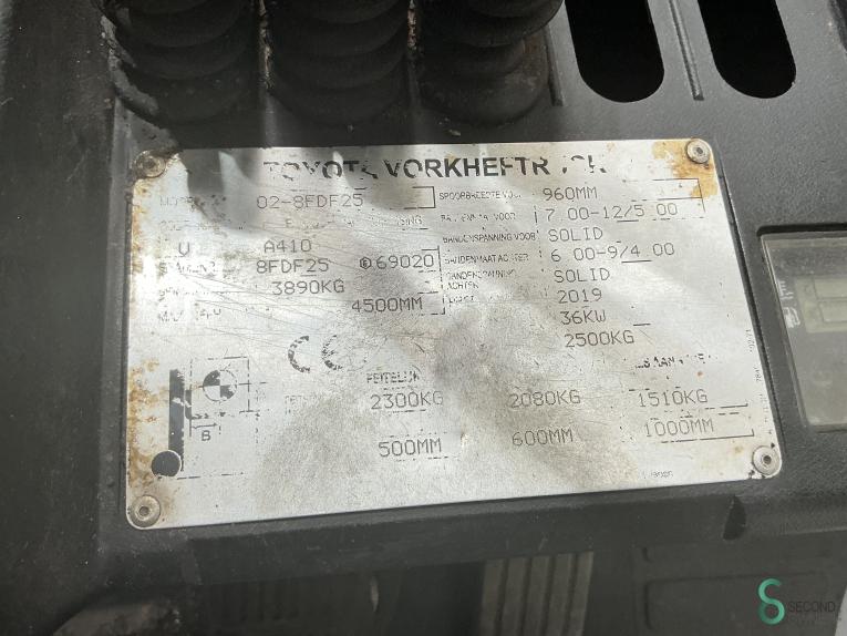 Toyota 02-8 FDF 25 WKH10.469 44 18018