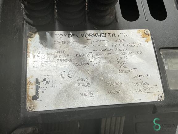 Toyota 02-8 FDF 25 WKH10.469 8 18018