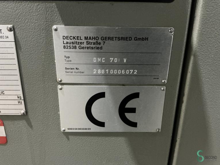 Deckel MAHO DMC 70V MET10.059 51 17509