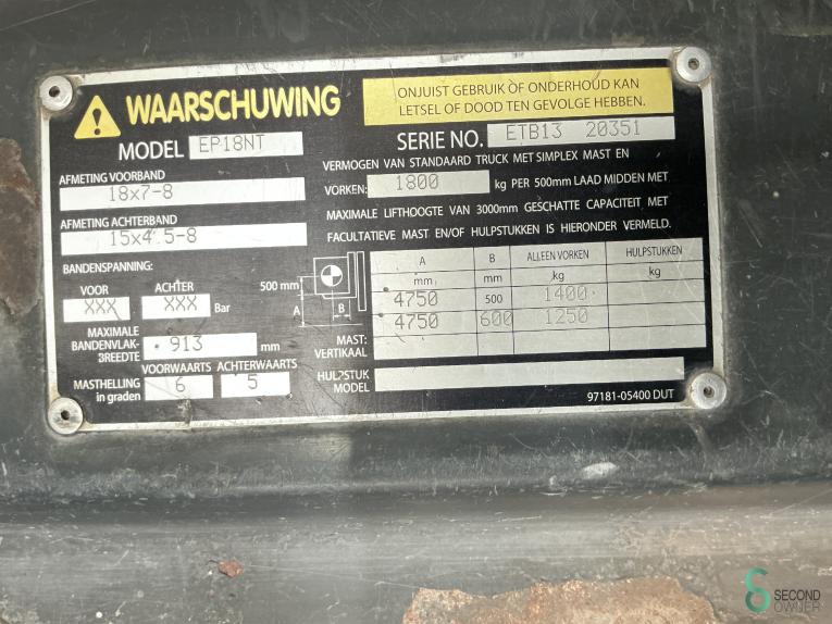 Caterpillar EP18ACNT WKH10.778 57 18399