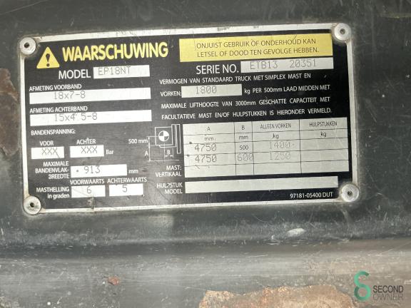 Caterpillar EP18ACNT WKH10.778 17 18399