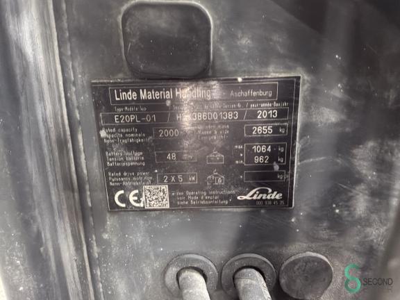 Linde E20PL WKH11.389 10 19241