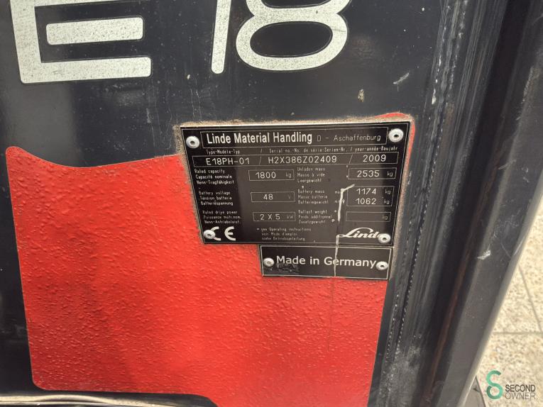 Linde E18PHL-01 WKH10.537 48 18104