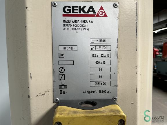 Geka Hydracrop 100-S MET11.827 15 19832