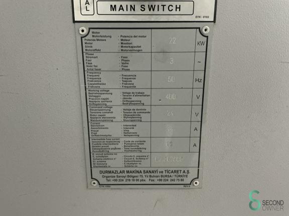 Durma VS 3010, 3080x10mm MET10.642 13 18228