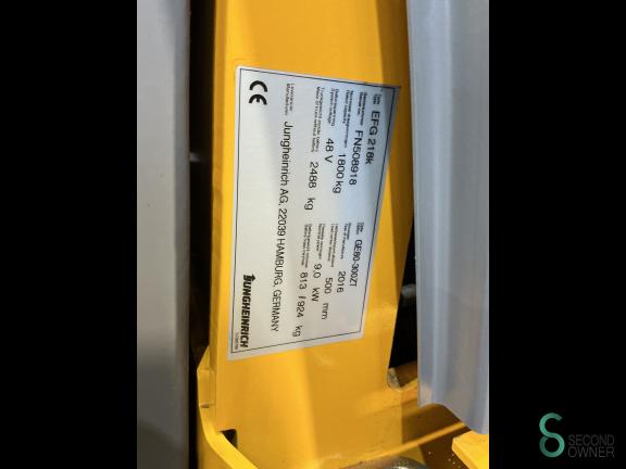 Jungheinrich EFG 218 WKH10.088 9 17543