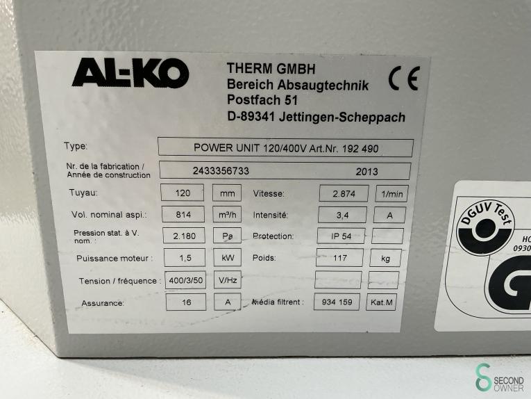 ALKO Power unit 120 HOU9.942 72 17380