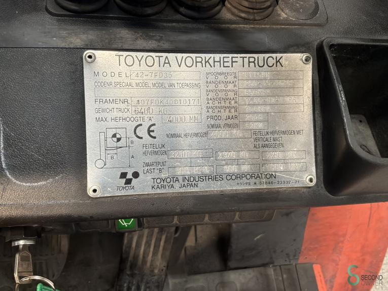 Toyota 42-7 FD 35 WKH11.455 46 19335