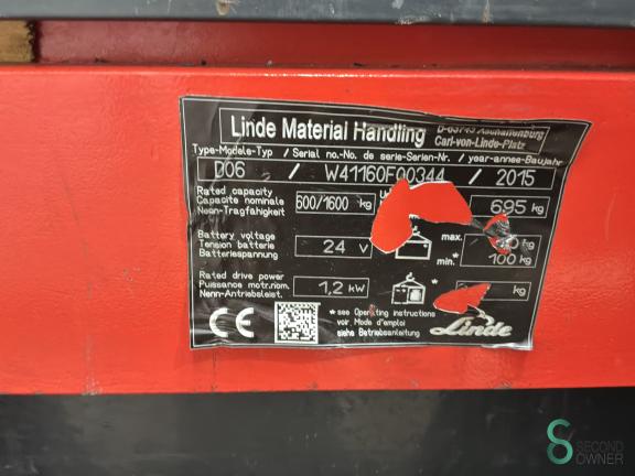 Linde D06 WKH11.910 14 19957