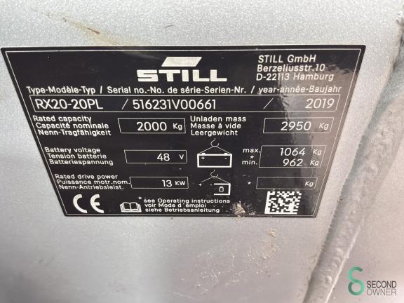 Still RX20-20PL WKH10.625 11 18213