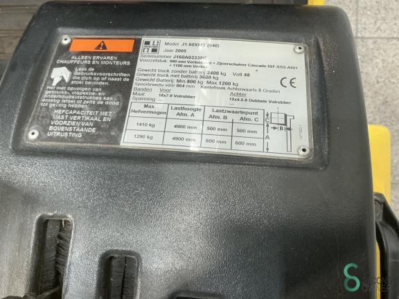 Hyster J 1.60 XMT WKH10.726 9 18334