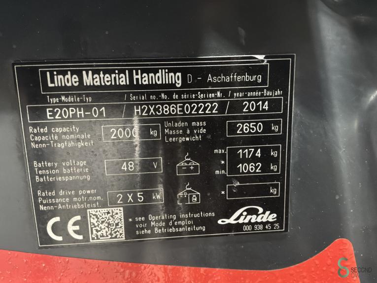 Linde E20PHL-01 WKH10.535 47 18100