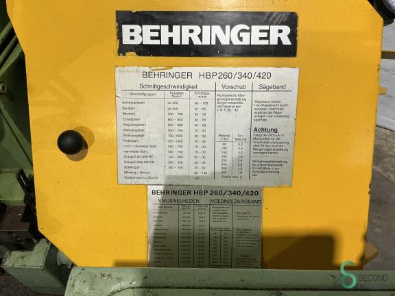 Behringer HBP-340 x 500mm MET9.619 12 16983