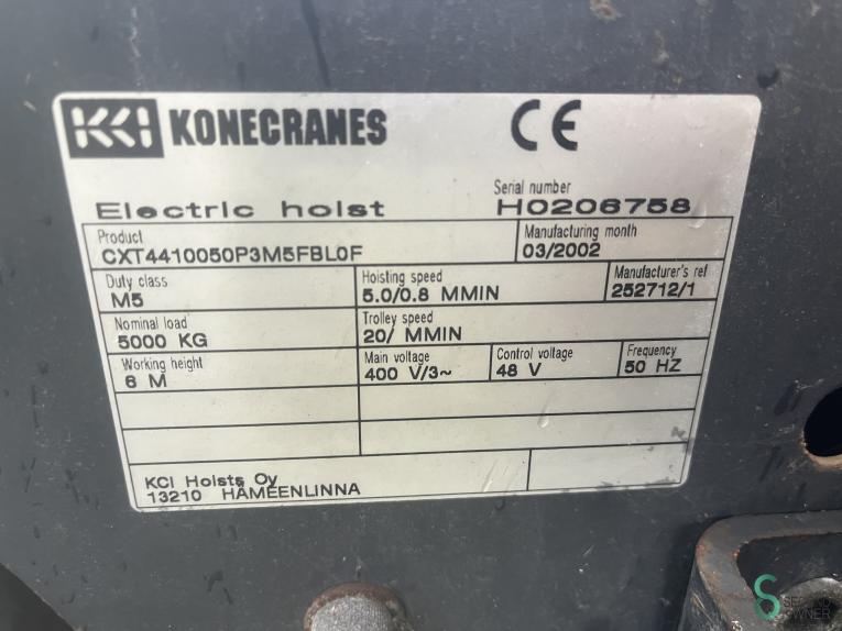 Konecranes 5.000kg MAG6.614 57 11166