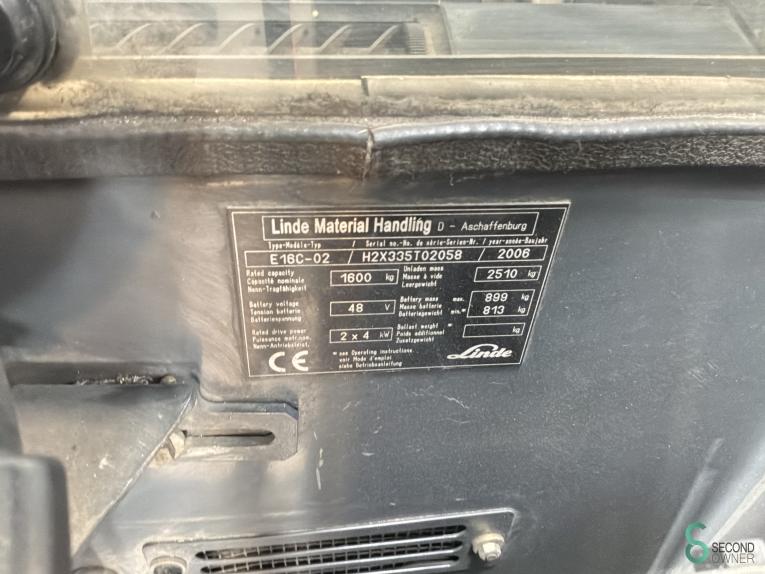 Linde E 16 C WKH10.781 50 18402