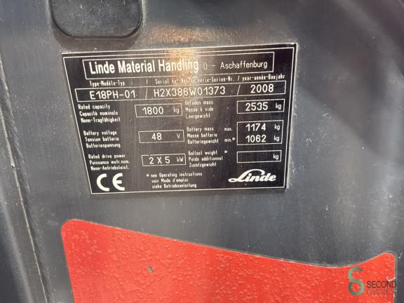 Linde E18PHL-01 WKH10.533 10 18098