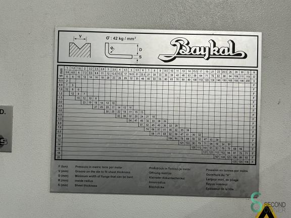 Baykal APHS 3108x150 MET9.817 15 17233