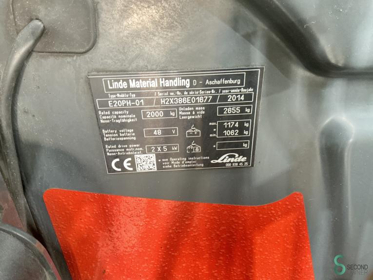 Linde E20PH WKH10.738 55 18346