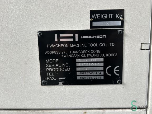 Hwacheon VESTA-610D MET9.401 15 16700