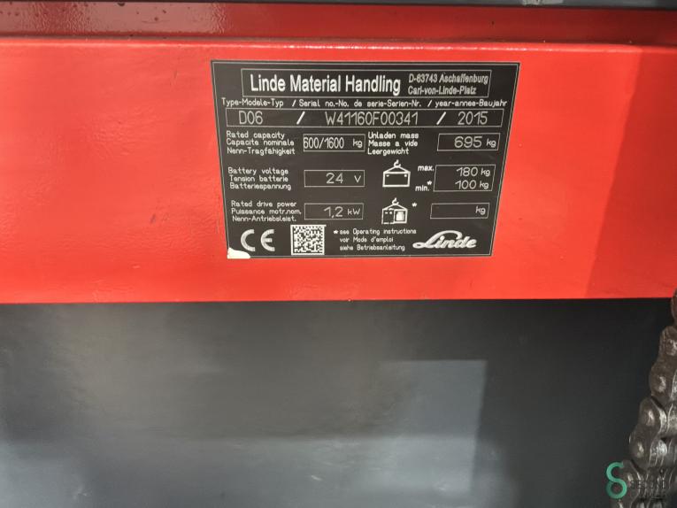Linde D06 WKH11.908 41 19954