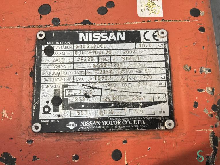 Nissan GQ02L30CU WKH12.228 48 20361