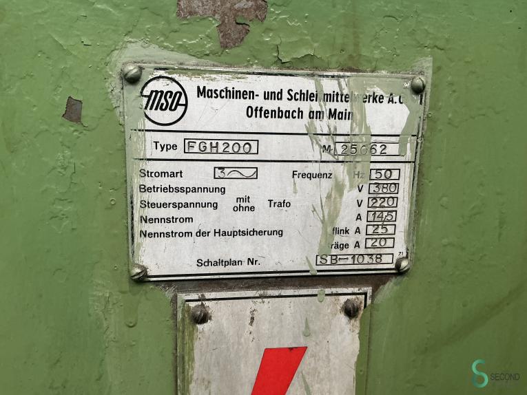 MSO FGH-200, 260x1100mm MET10.764 43 18385