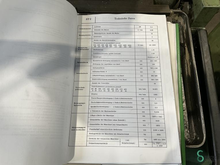 Deckel MAHO FP2 MET9.517 39 16847