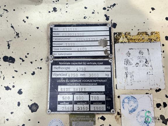 Nissan FJ02A25 WKH9.680 15 17075