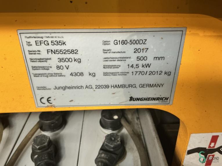Jungheinrich EFG 535k WKH9.975 60 17642