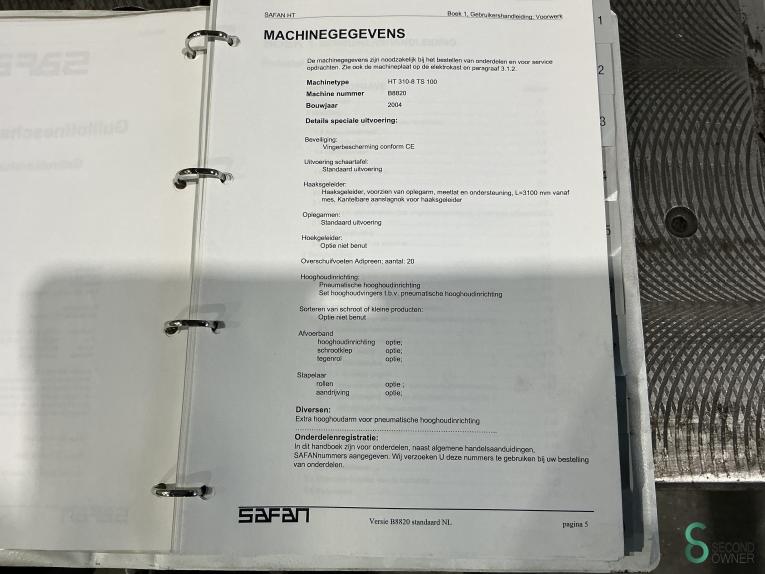 Safan HT 310-8 TS 100 MET9.666 42 17058