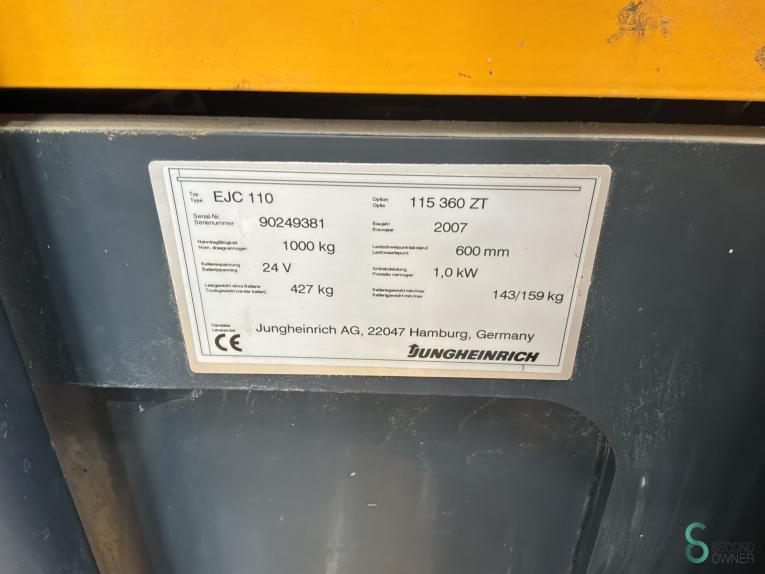 Jungheinrich EJC 110 WKH10.810 37 18438