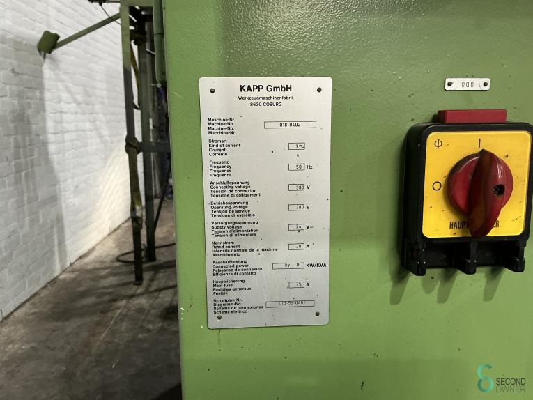 KAPP PAS 383 CNC MET9.532 87 16864