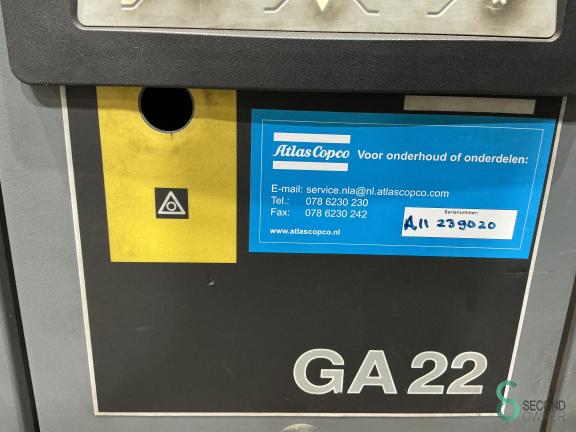 Atlas Copco GA 22 FF BOU11.368 14 19217