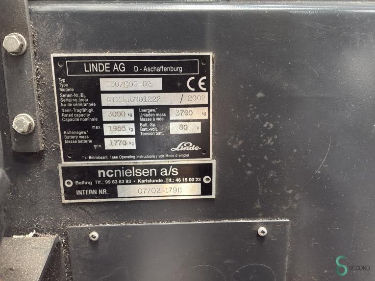 Linde E30 WKH10.580 50 18157
