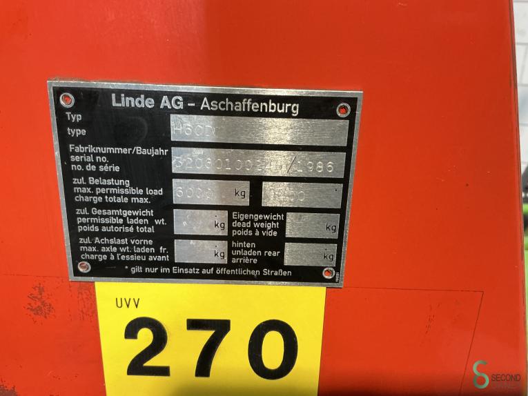 Linde H60D (396_2) WKH9.565 46 16914