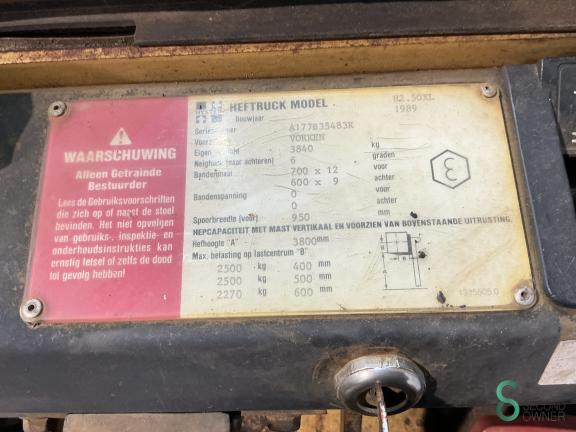 Hyster H 2.50 XL WKH10.140 13 17616