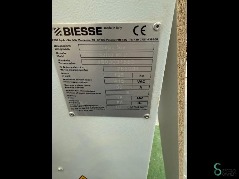 Biesse Selco WN2 HOU9.581 109 16934