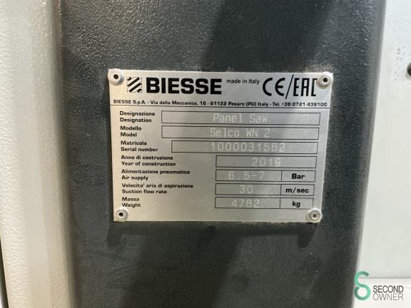 Biesse Selco WN2 HOU9.581 40 16934