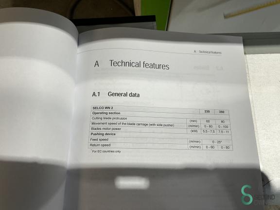 Biesse Selco WN2 HOU9.581 21 16934