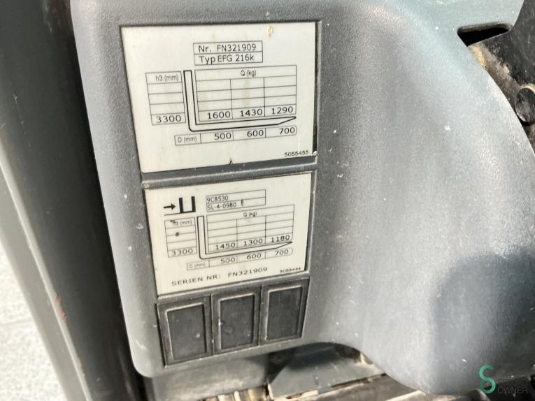 Jungheinrich EFG 216K WKH.4553 54 5037