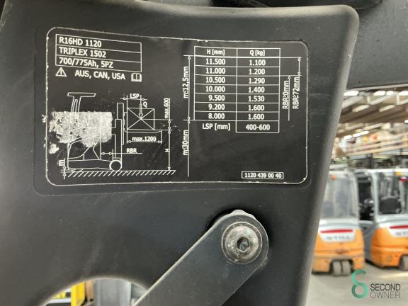 Linde R16HD WKH8.502 15 15440