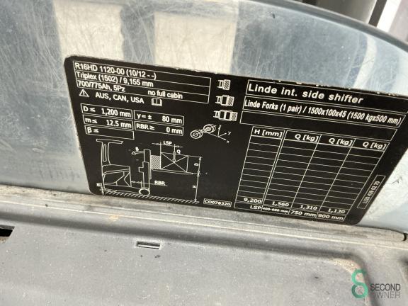 Linde R16HD WKH8.502 16 15440