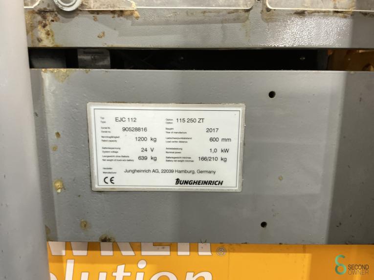 Jungheinrich EJC 112 WKH8.792 40 15891