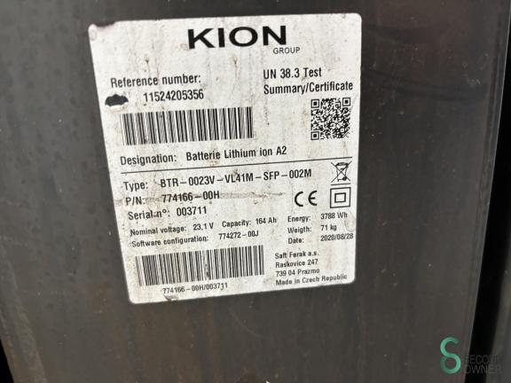 Still Li-Ion Battery WKH11.132 4 18917