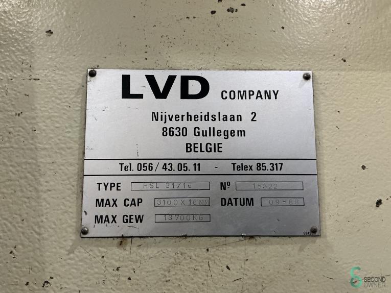 LVD HSL 3100x16mm MET10.724 32 18328
