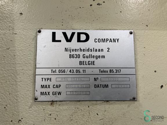 LVD HSL 3100x16mm MET10.724 10 18328