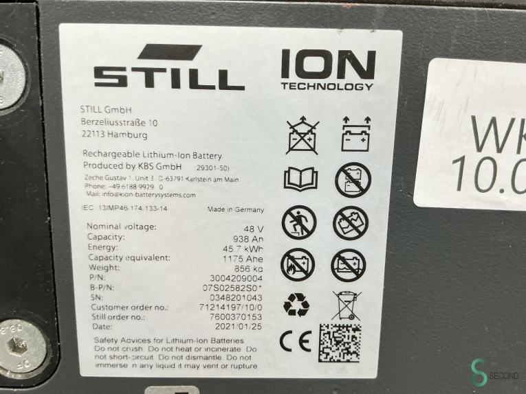 Still Li-Ion Battery WKH10.148 14 17625